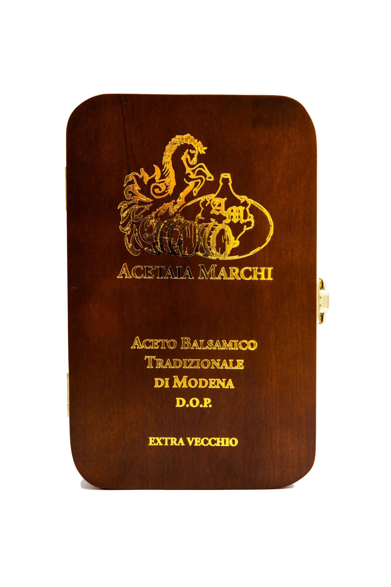 traditioneller-balsamico-essig-von-modena-dop-extravecchio-francesco-holzkiste-geschrieben-gold