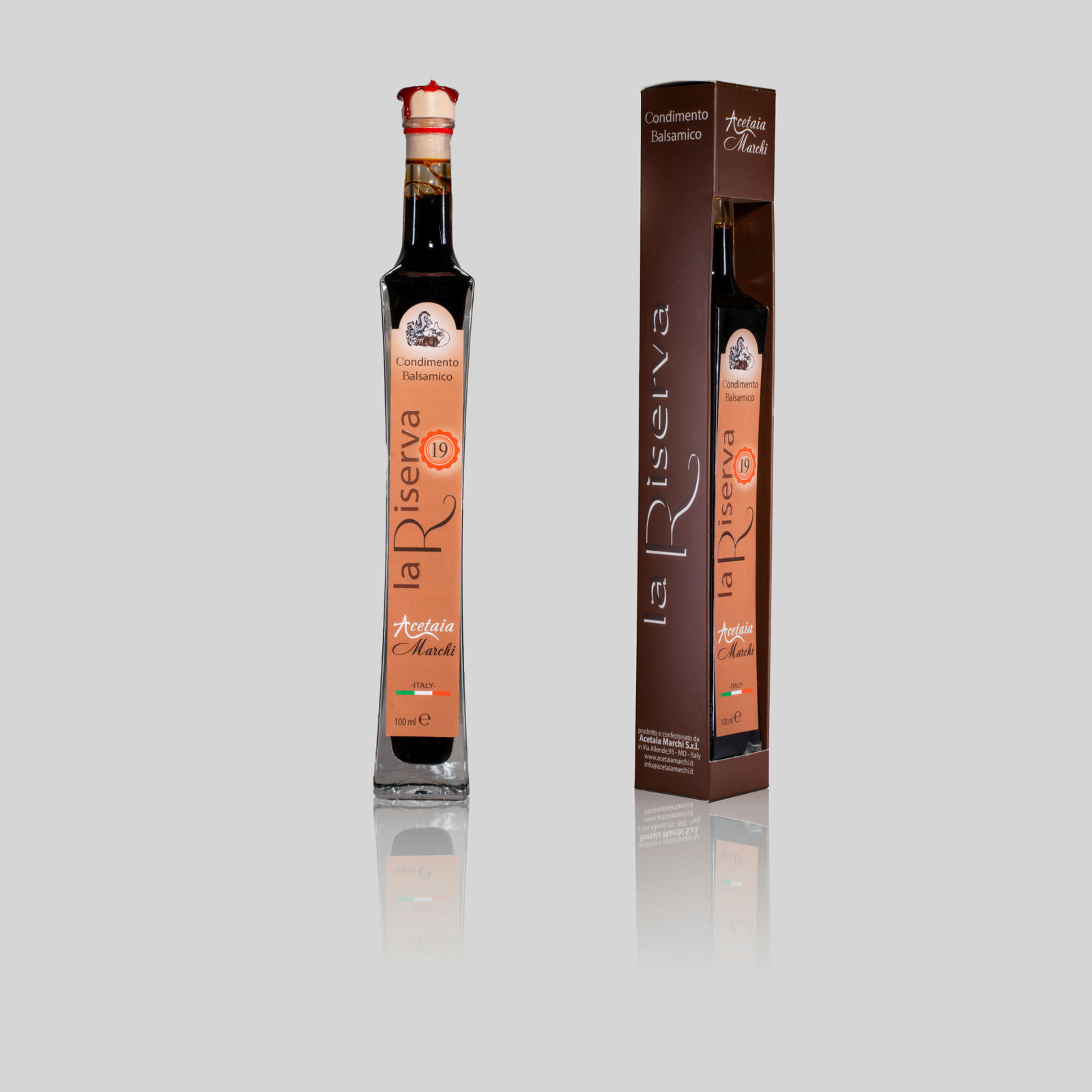 produzione e vendita Condimento Balsamico “La Riserva 19″