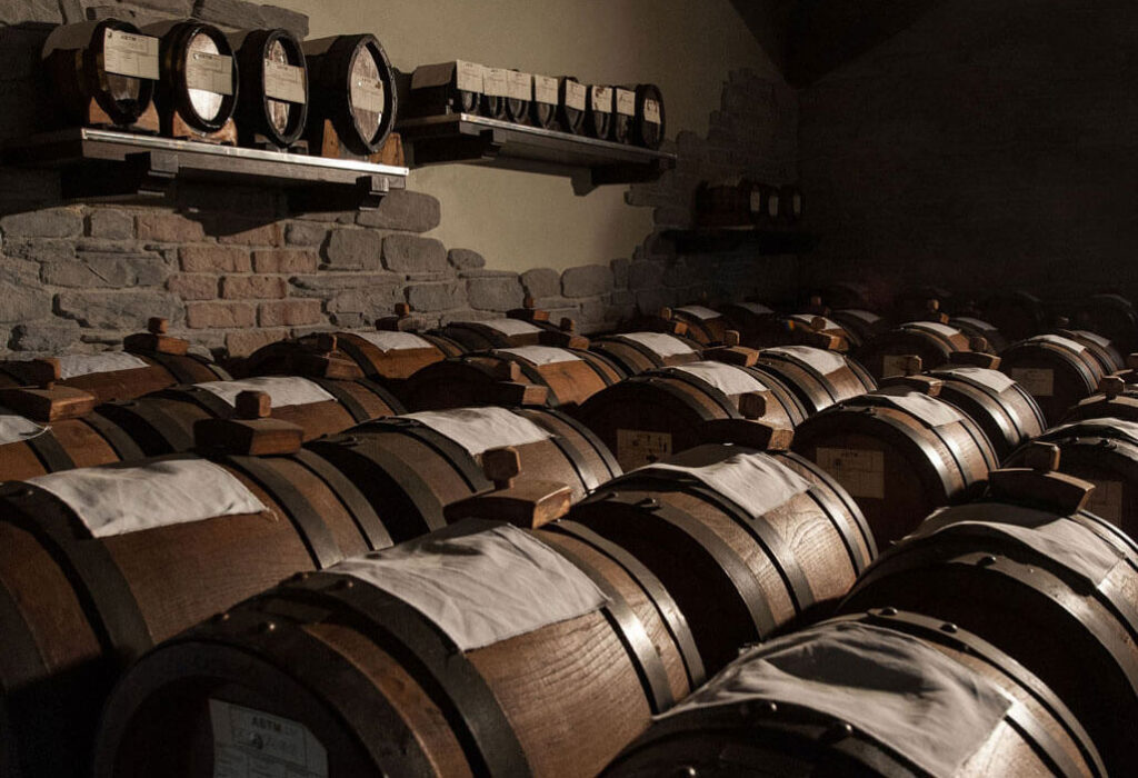 batteria di aceto balsamico di Modena