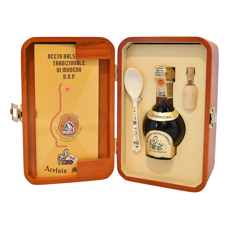 Aceto Balsamico Tradizionale di Modena DOP Extravecchio – Confezione Legno
