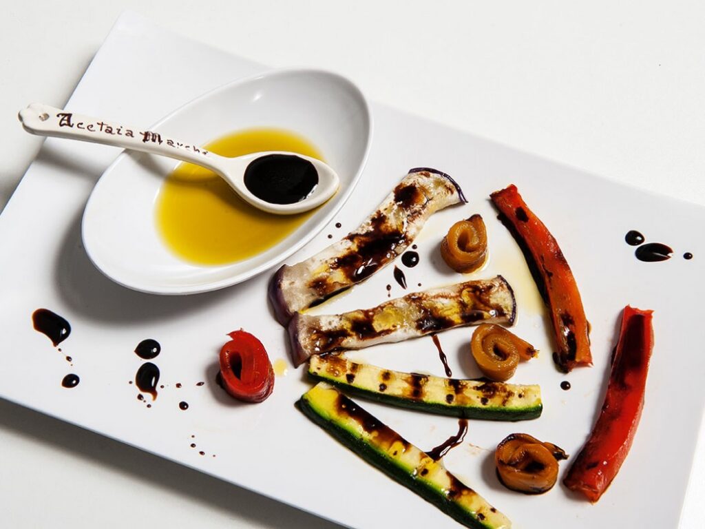 verdure grigliate all'aceto balsamico di modena IGP